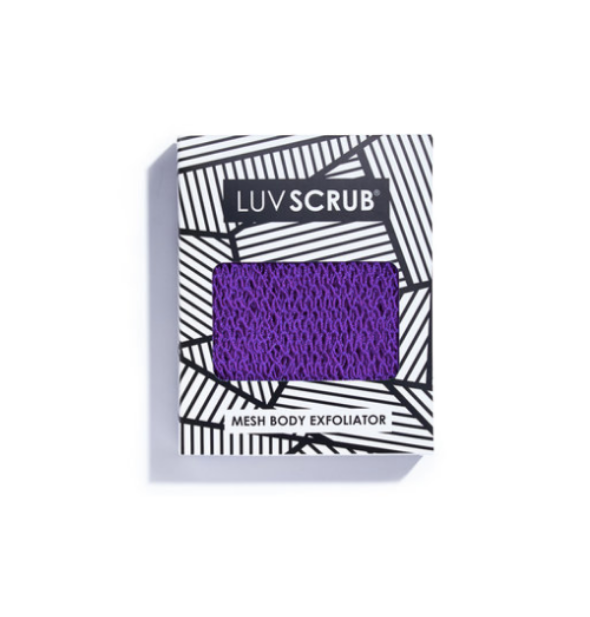 LUVSCRUB Mesh Body Exfoliator: African Violet
